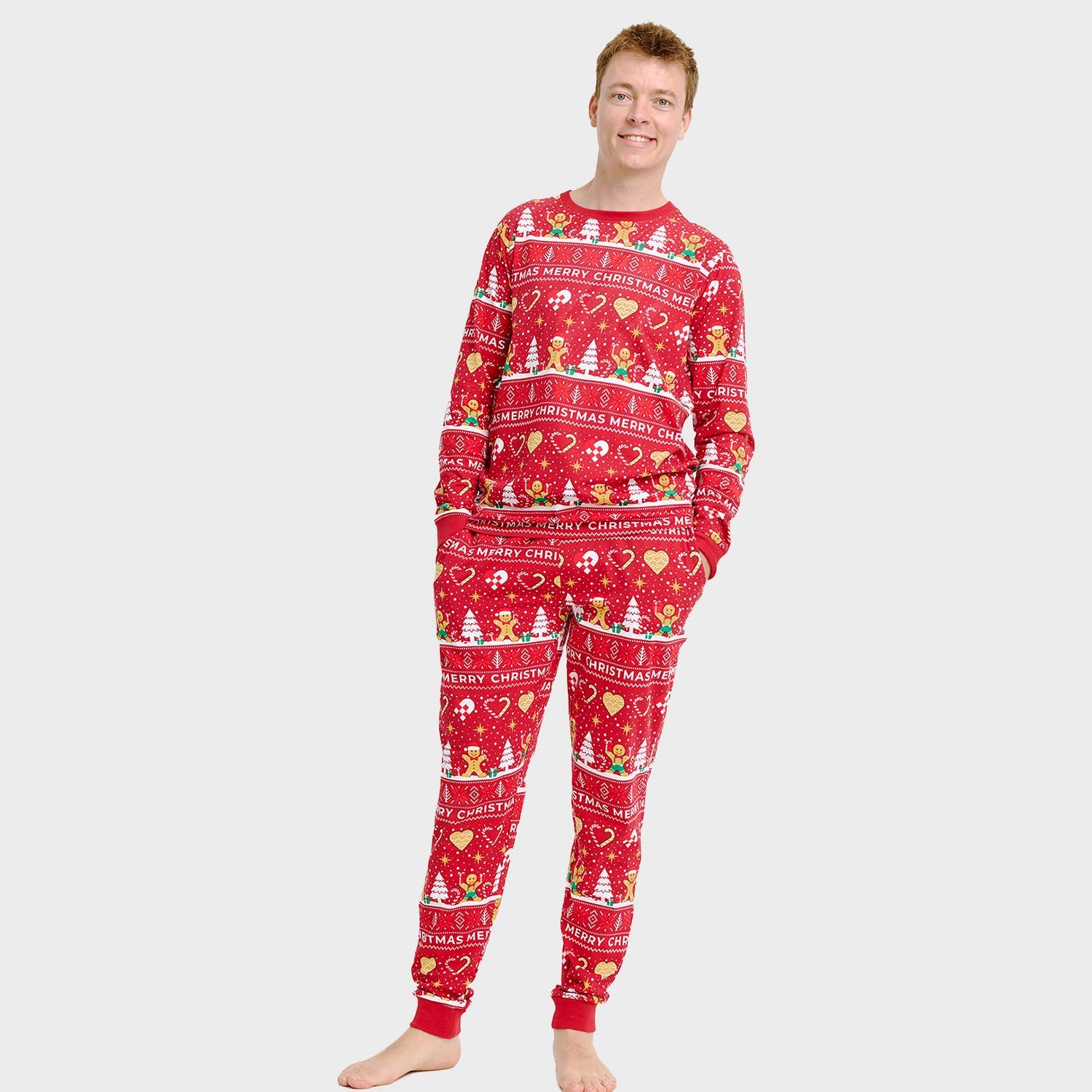 Christmas Cookie julepysj rød – Herre